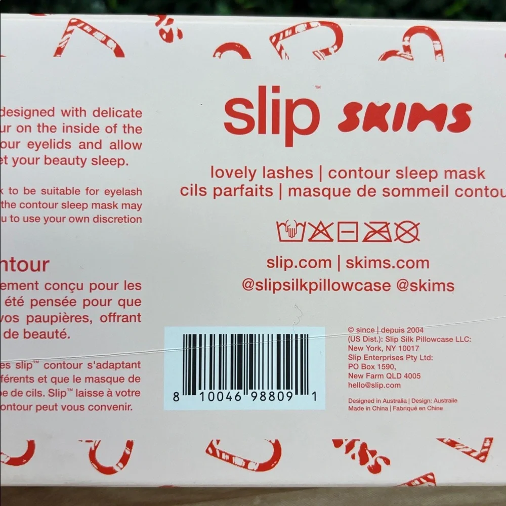 Skip X Skims Contour Sleep Mask, Candy Heart Print - OS